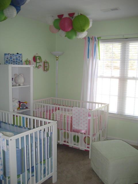 Дизайн детской комнаты для близнецов 