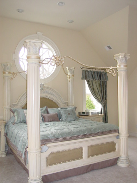 Дизайн спальни в стиле Олимп