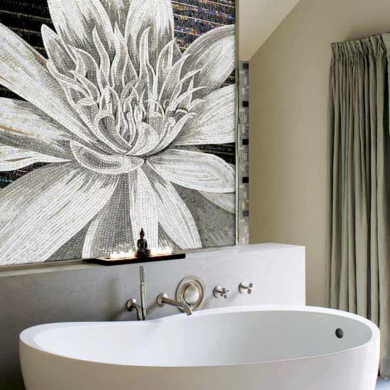 дизайн ванных комнат мозаика