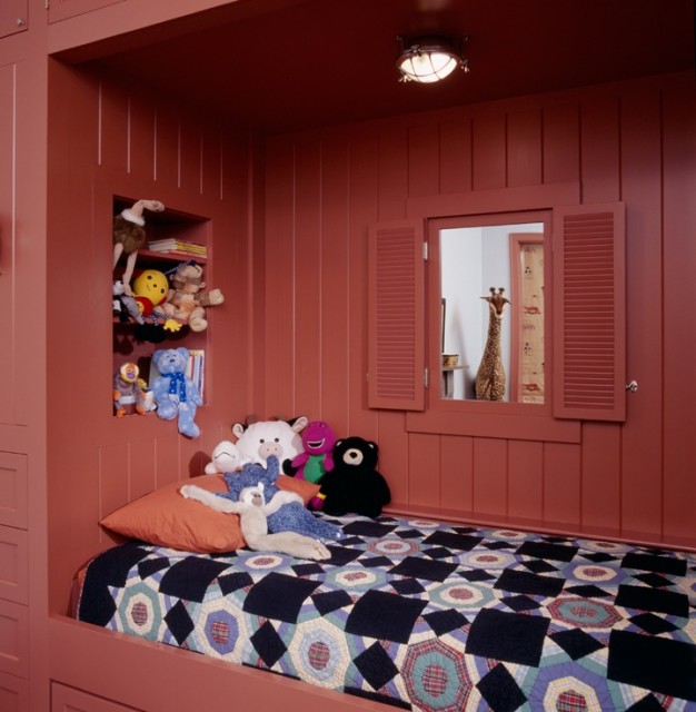 Фото детской комнаты с дизайнерской задумкой.