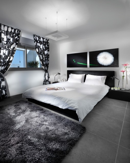 Фото современной спальни стиля модерн