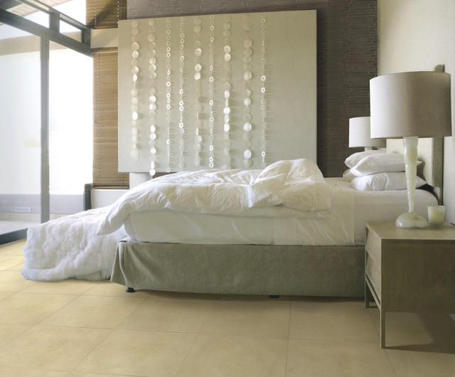Современный дизайн спальной в пастельных тонах