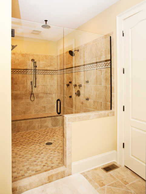 Современный дизайн ванной комнаты в классическом исполнении