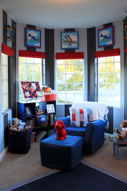 Стильный и презентабельный интерьер детской комнаты