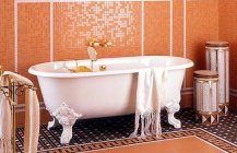 дизайн ванной комнаты мозаика