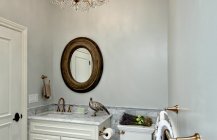 Дизайн ванной комнаты в светлых тонах