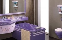 ванная комната фиолетовая фото