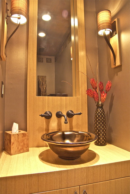 Дизайн интерьера современной туалетной комнаты