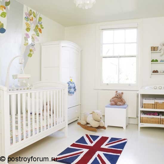 дизайн комнаты для новорожденных