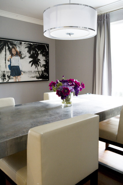 Красивая фотография современного дизайна столовой комнаты