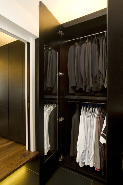 Современный дизайн гардеробной комнаты в вашем доме.