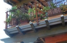 Балкон-веранда с элементами оранжереи