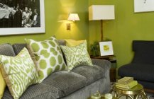 дизайн комнаты в зеленом цвете